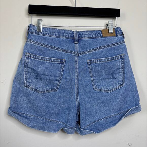 American Eagle Outfitters Mom Shorts Denim Jean High Waist Rise Women's Size 2 - Picture 7 of 7